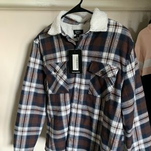 Boohooman Plaid Jacket
